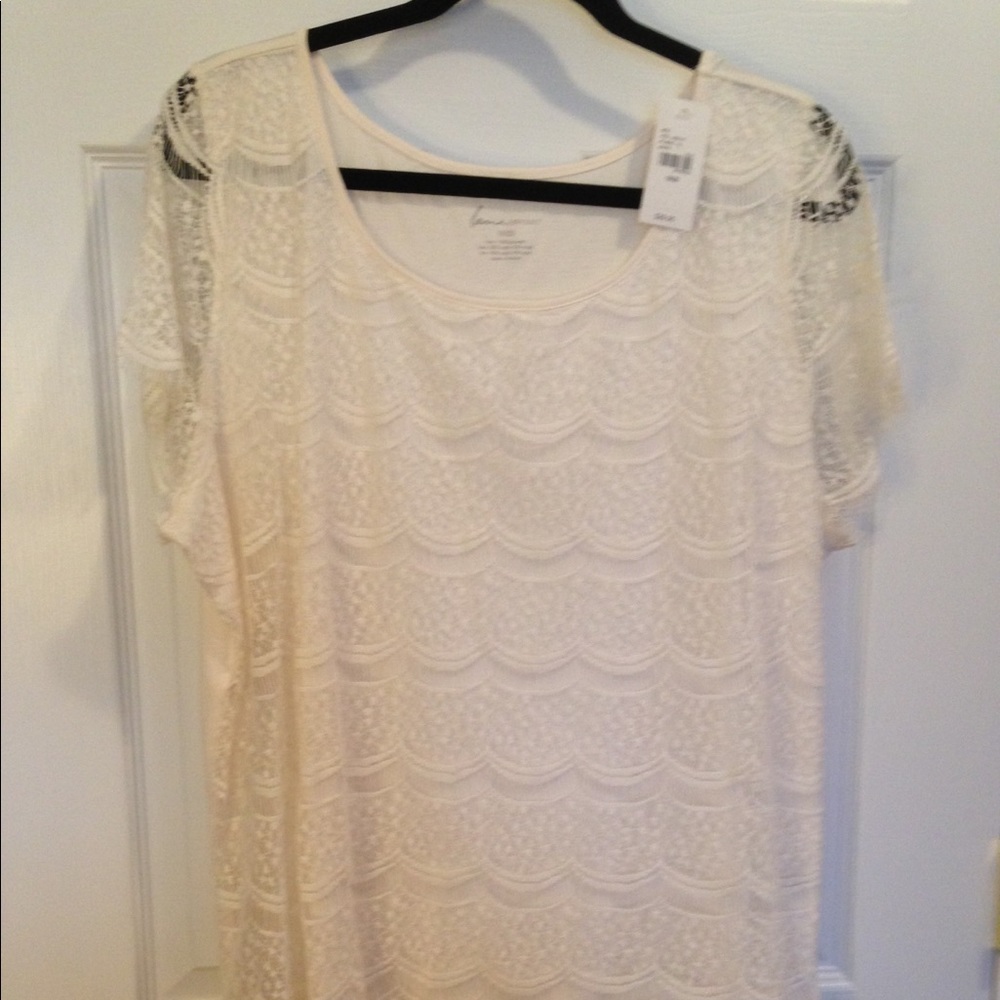 Lane Bryant lace top